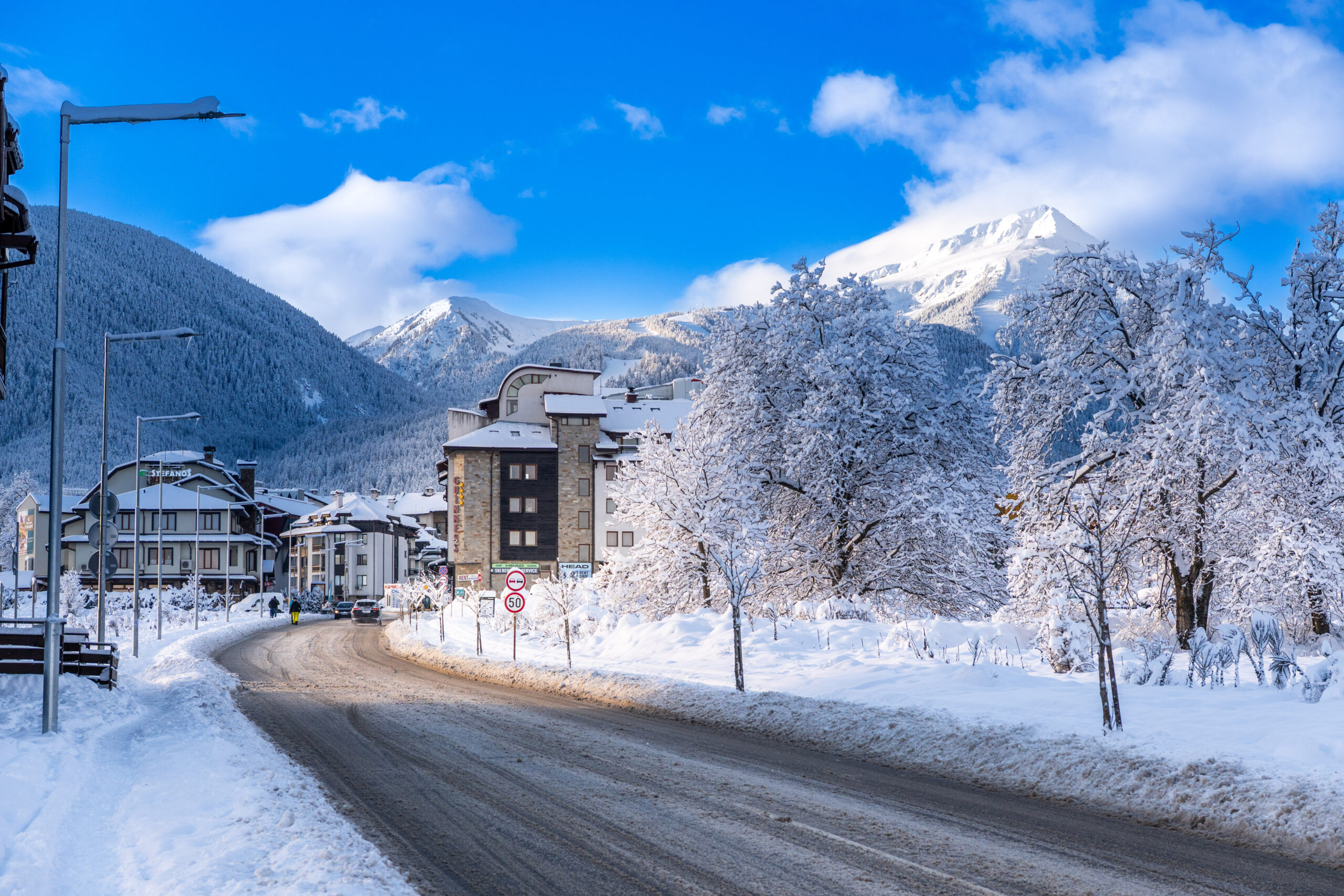 Bansko winter snow